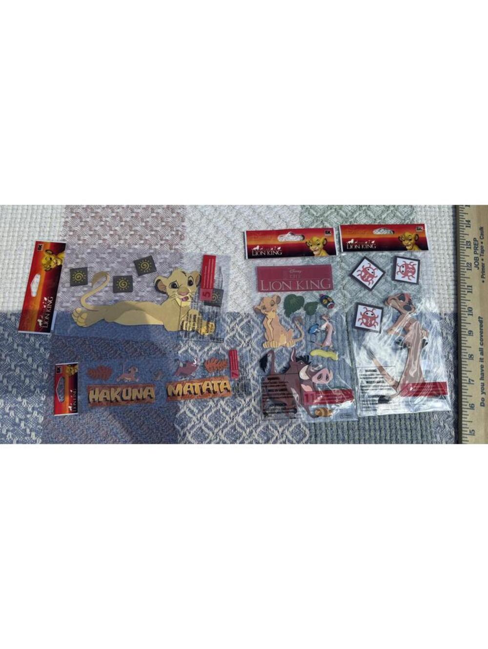 Vintage/Y2K Lion King Stickers NEW IN PACKAGE